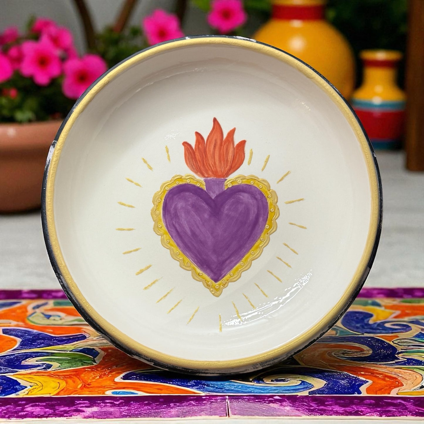 Burning Heart Púrpura