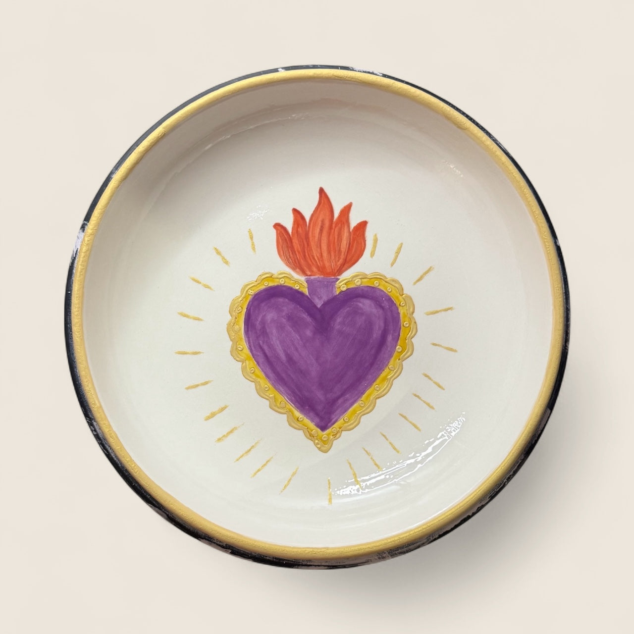 Burning Heart Púrpura